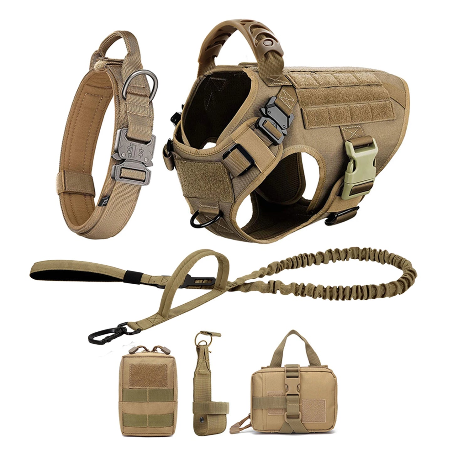 German Shepherd Harness And Leash Set For Training And Walking