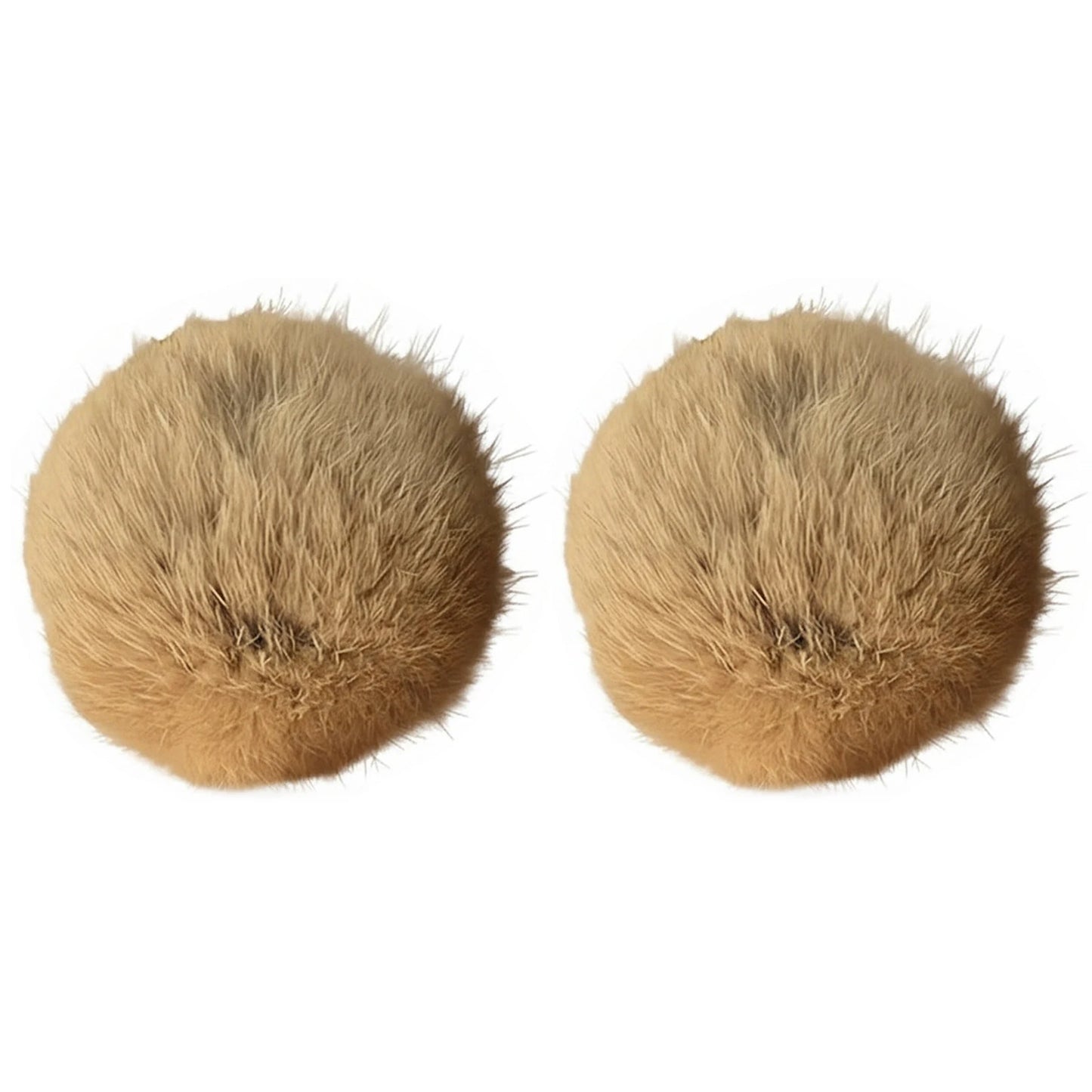 Alloet Faux Fur Cat Balls Toy For Indoor Kitten Play