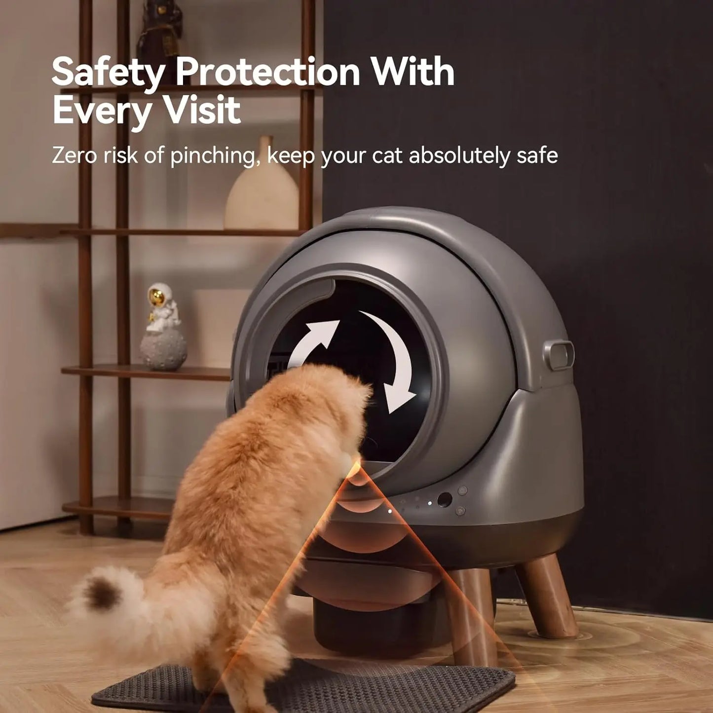 G1 Automatic Self-Cleaning Cat Litter Box With App