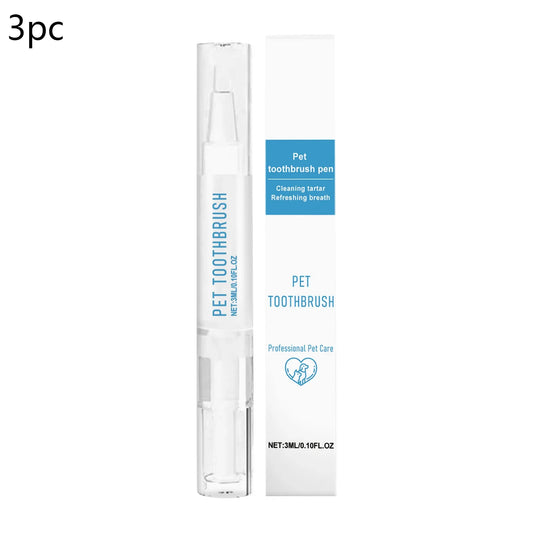 Pet Toothbrush Pen For Dogs And Cats Fresh Breath Cleaning