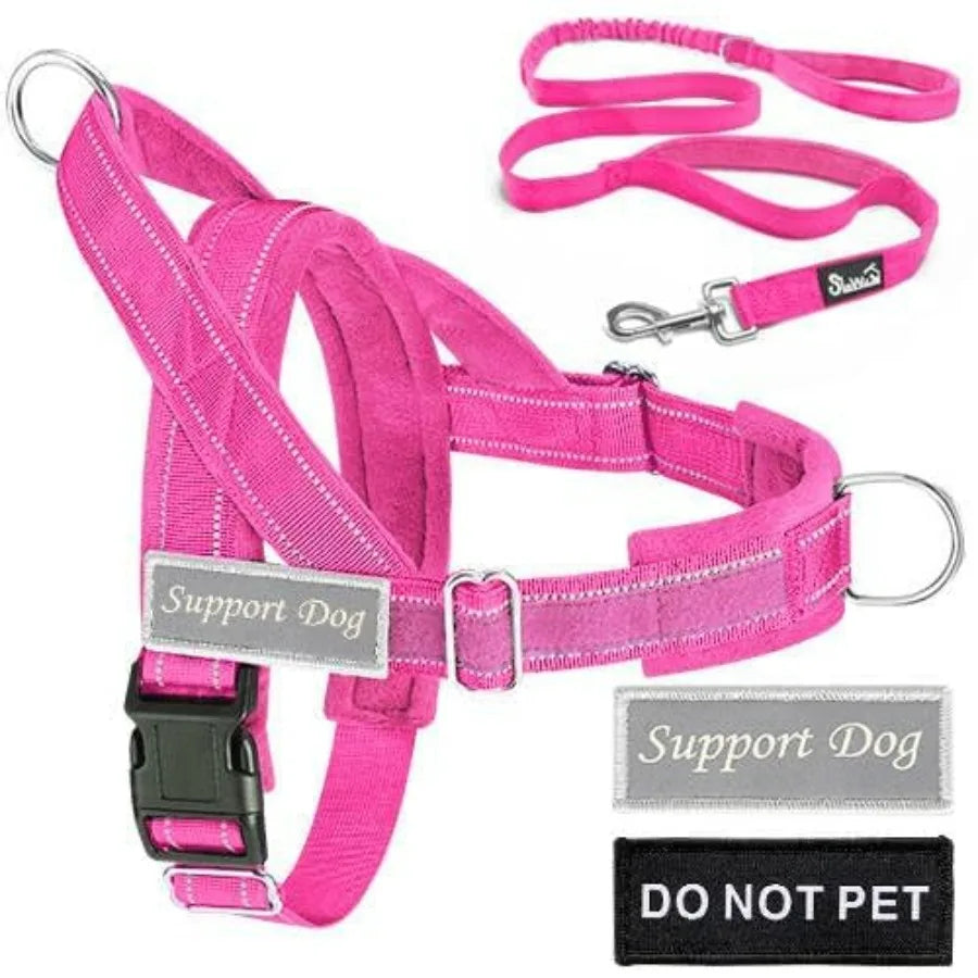 No Pull Dog Harness Heavy Duty Reflective Front Clip