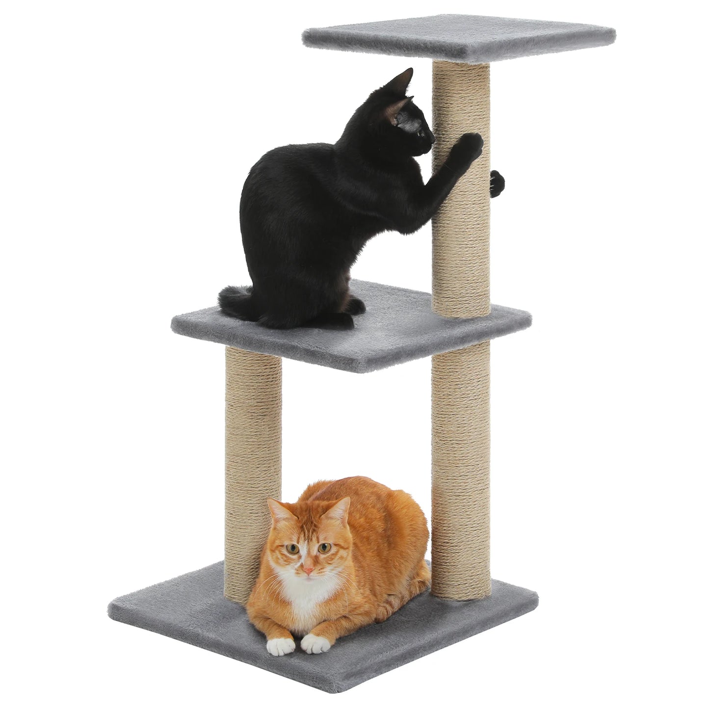 PAWZ Road Three Tier Cat Tree For Indoor Cats Scratching