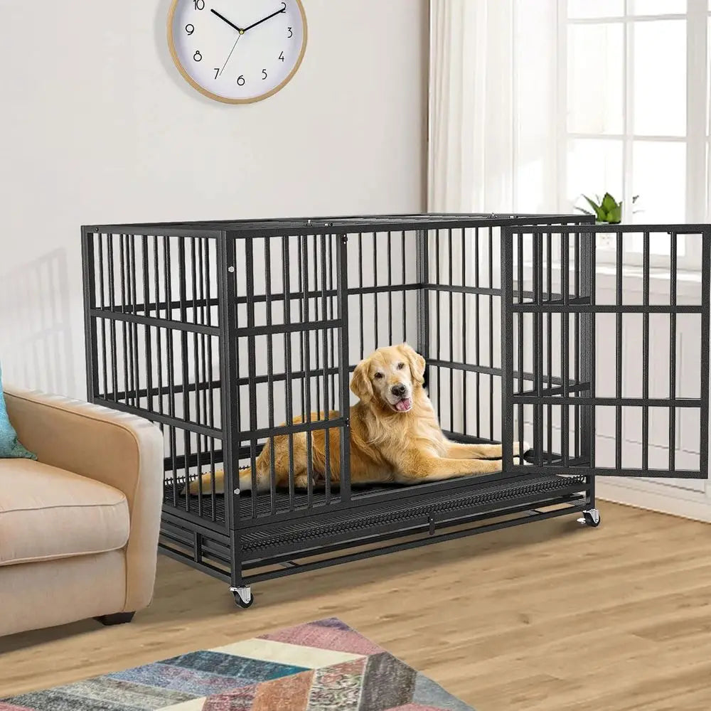 Heavy Duty Indestructible Escape Proof Dog Crate For Large Dogs