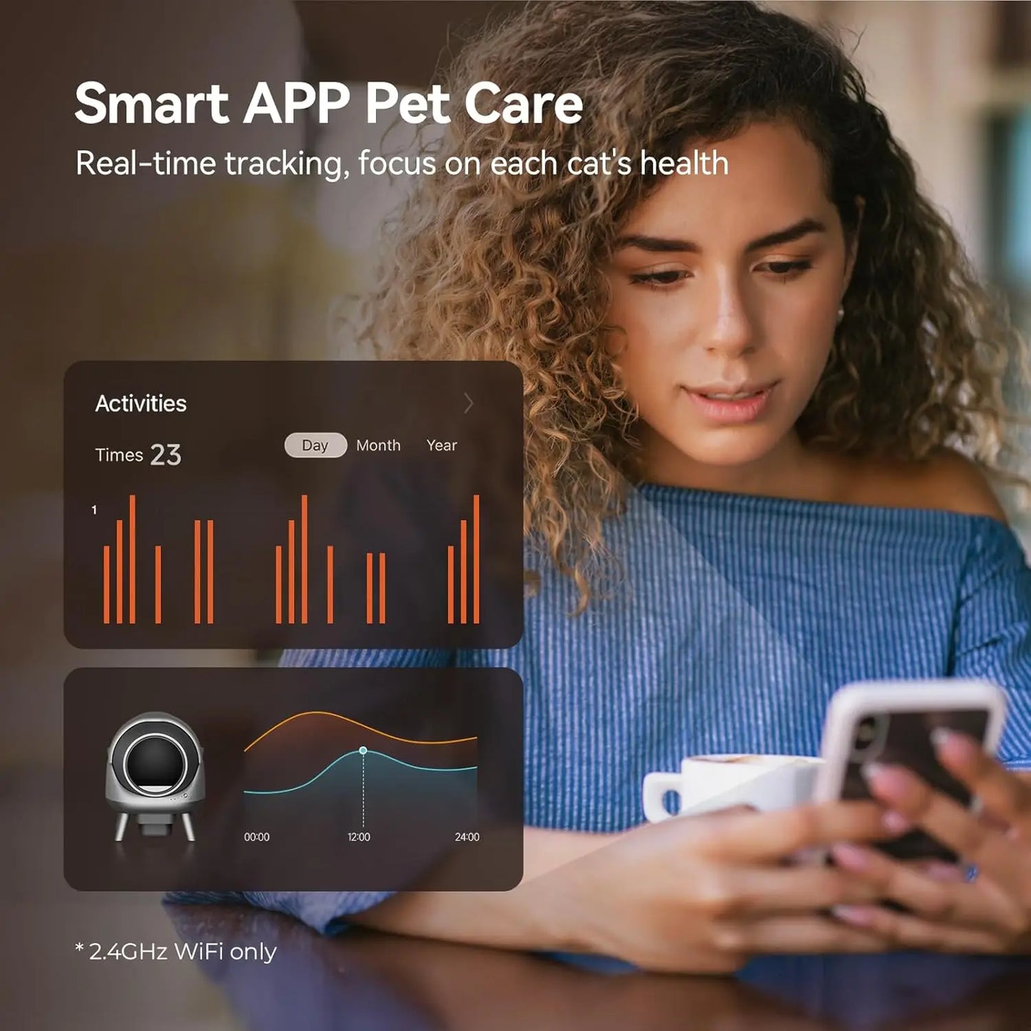 G1 Automatic Self-Cleaning Cat Litter Box With App