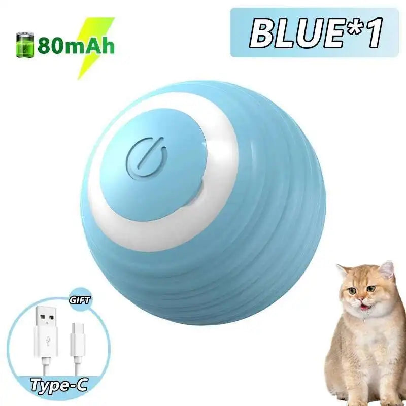 Electronic Interactive Dog Bouncing Ball With USB Charging RGB Lights