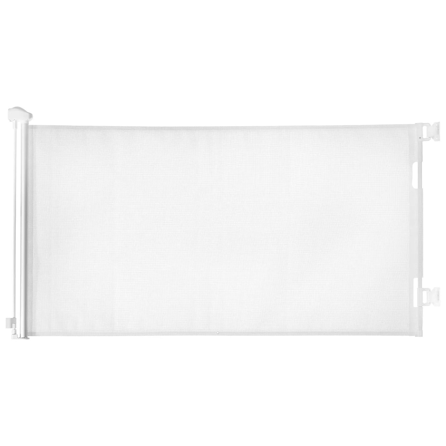 SucceBuy Retractable Baby Gate With Walk Through Safety Lock