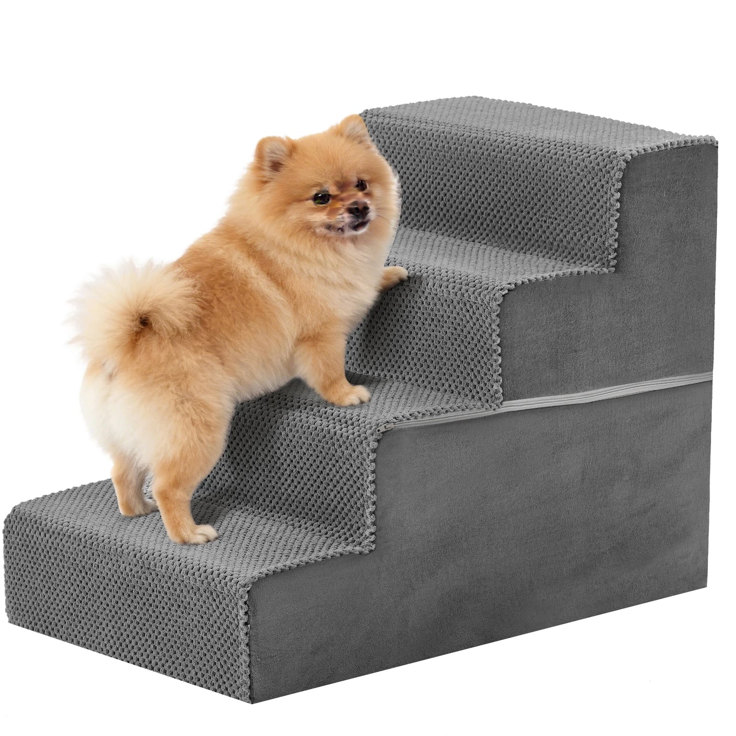 Three To Five Right Angled FoamNonSlip Dog Staircase Ramp