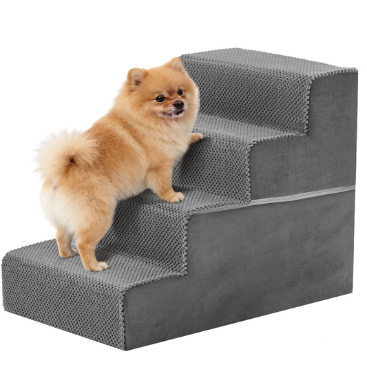 Three To Five Right Angled FoamNonSlip Dog Staircase Ramp