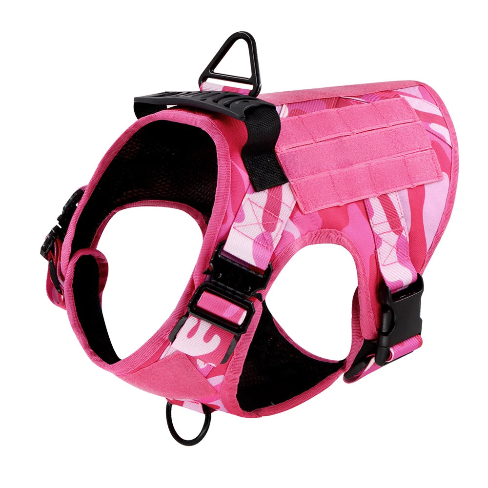 Military Camouflage Dog Harness For Large And Medium Dogs