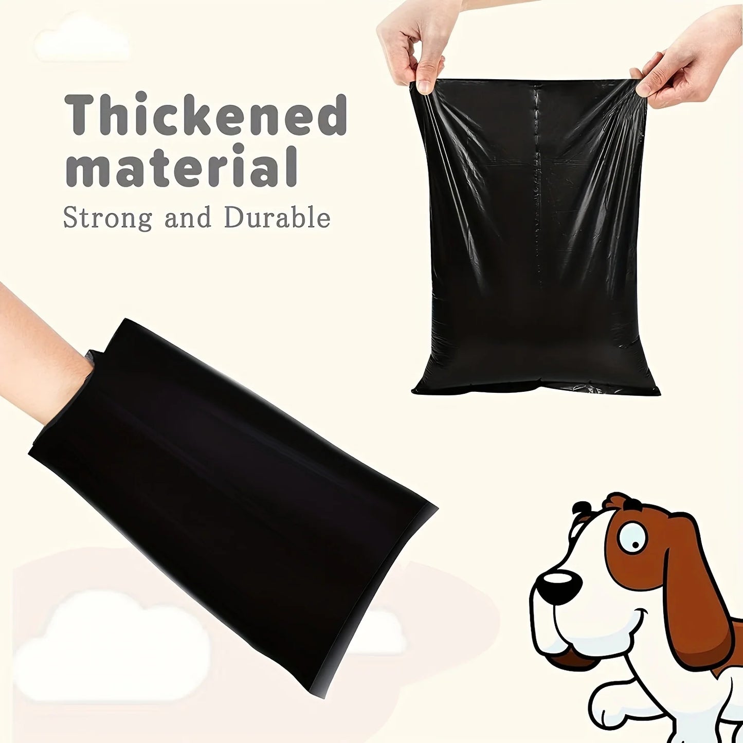 Portable Dog Poop Bags Durable And Leak-Proof For Pets