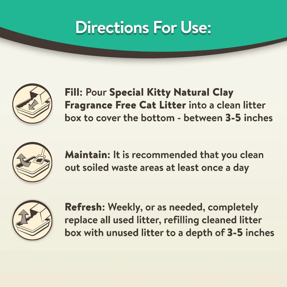 Special Kitty Clumping Clay Cat Litter Fresh Odor Control