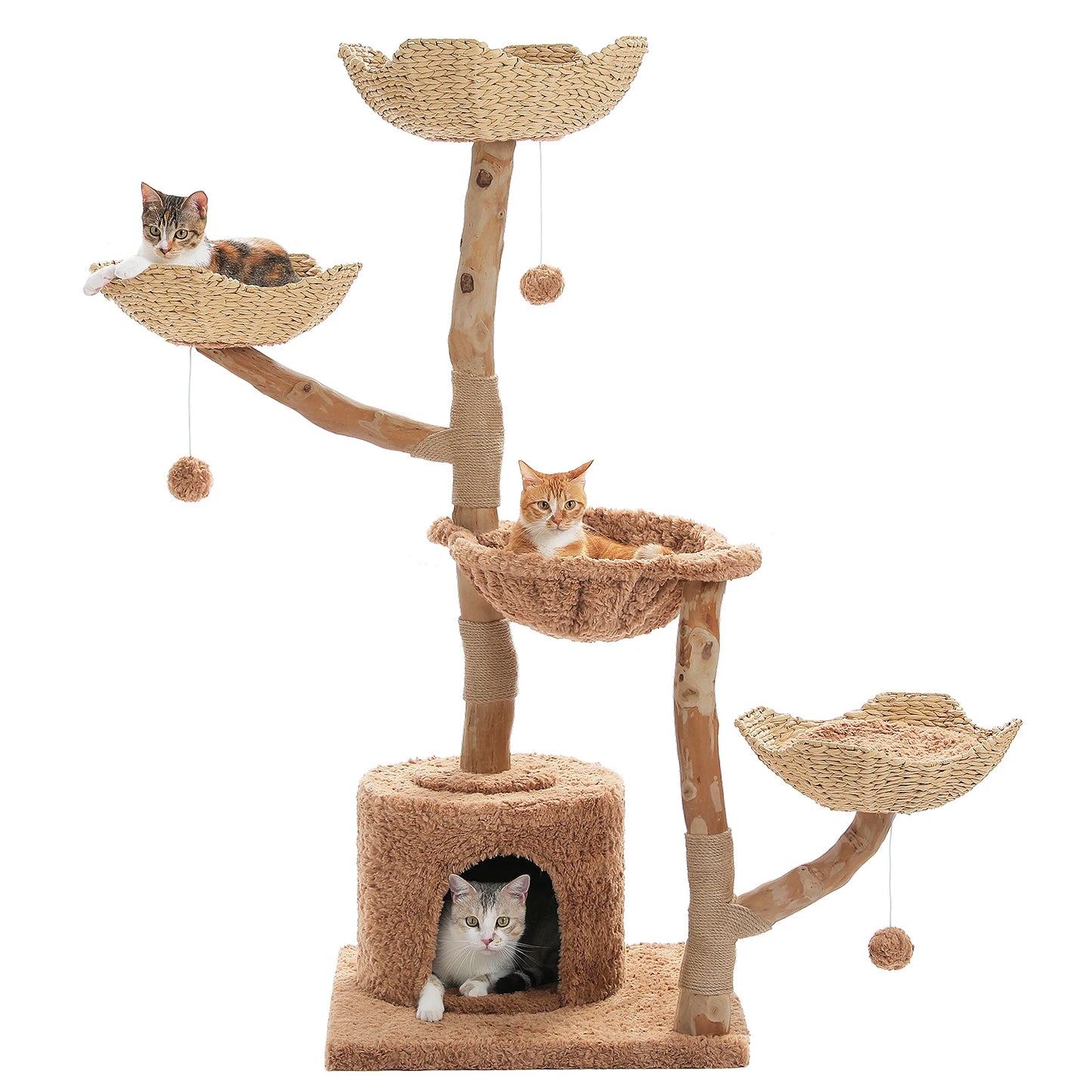 Pawz Road Indoor Cat Tree Tower With Sisal Scratching Post