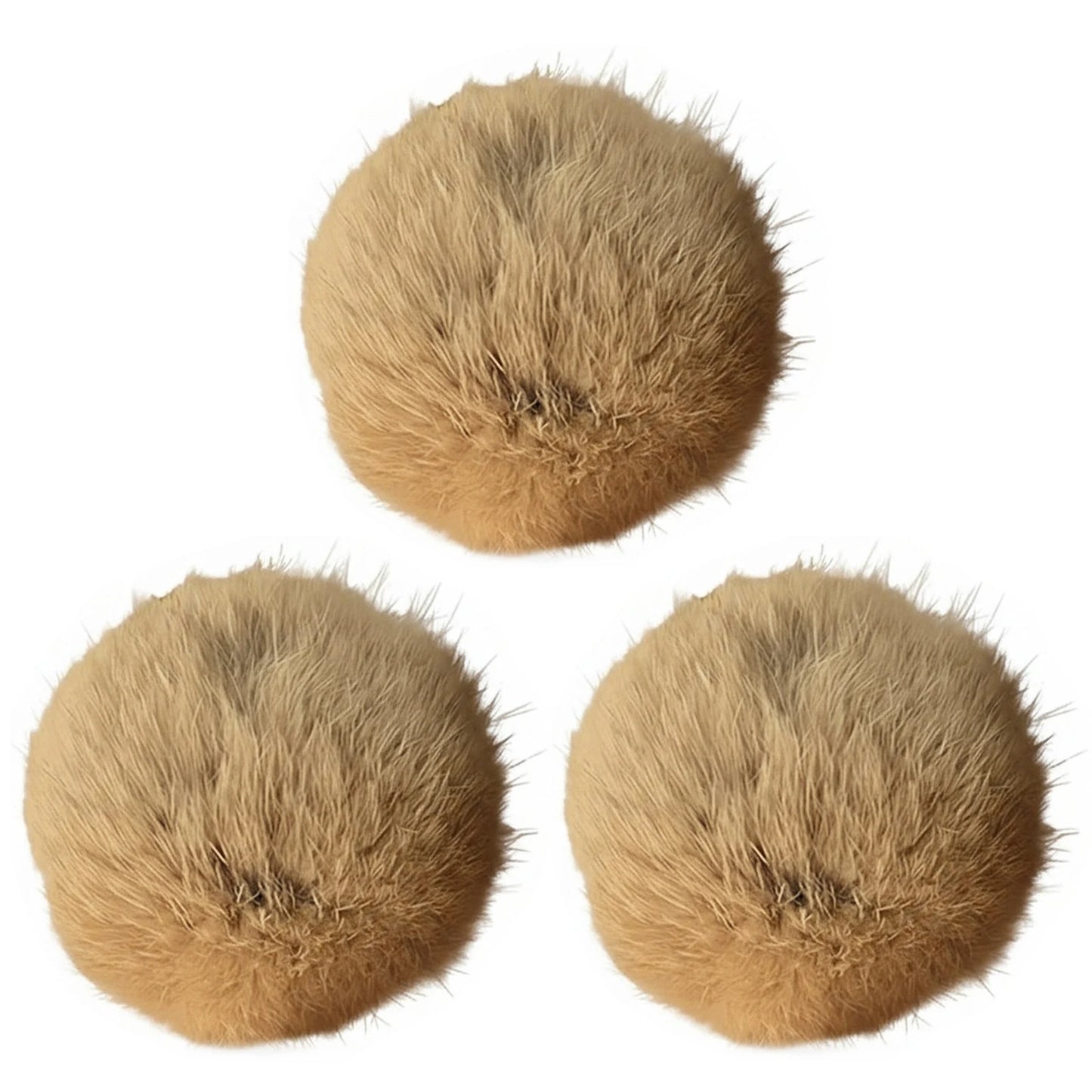 Alloet Faux Fur Cat Balls Toy For Indoor Kitten Play