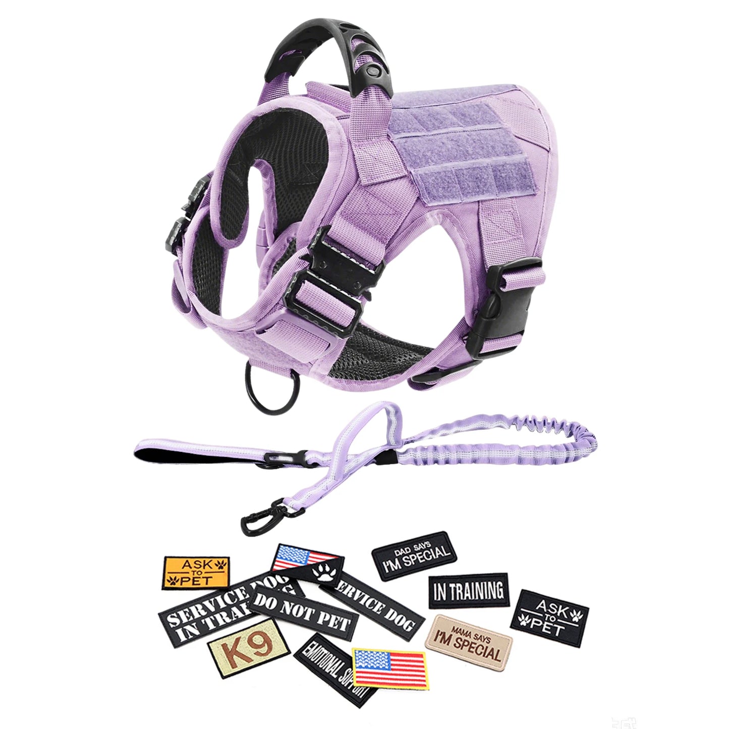 Military Camouflage Dog Harness For Large And Medium Dogs