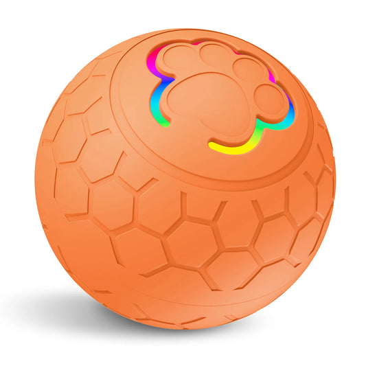Electronic Interactive Dog Bouncing Ball With USB Charging RGB Lights