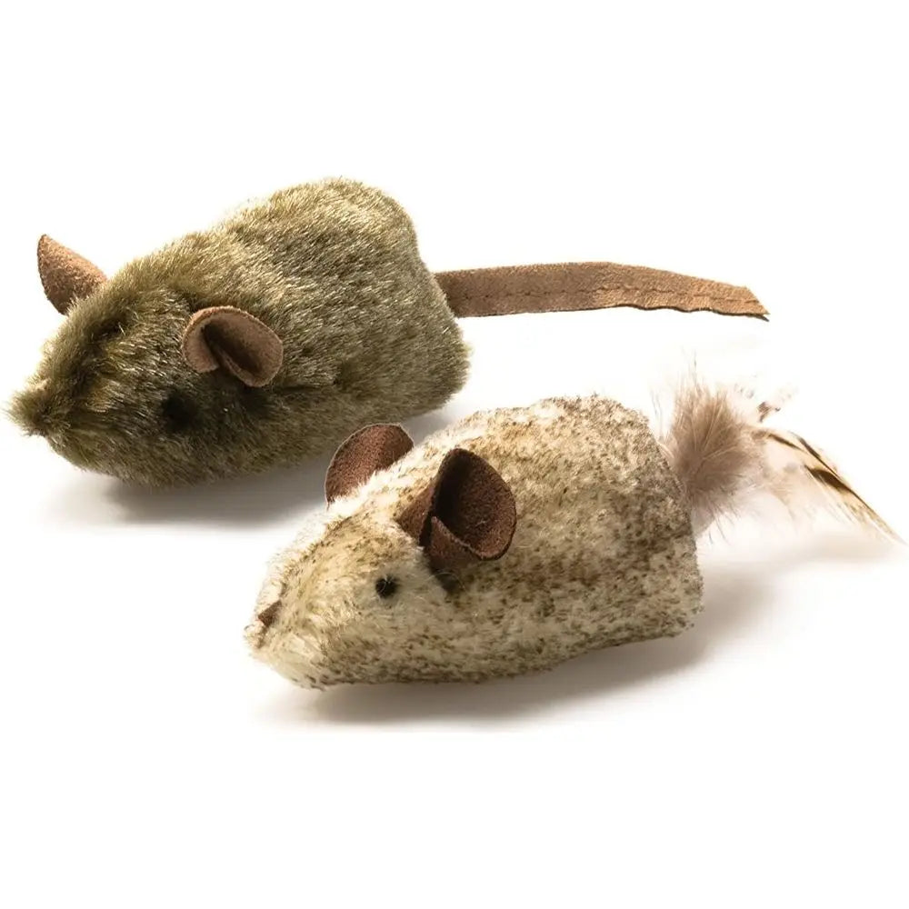 Play-N-Squeak Twice The Mice Cat Toy 2pc Interactive Toy