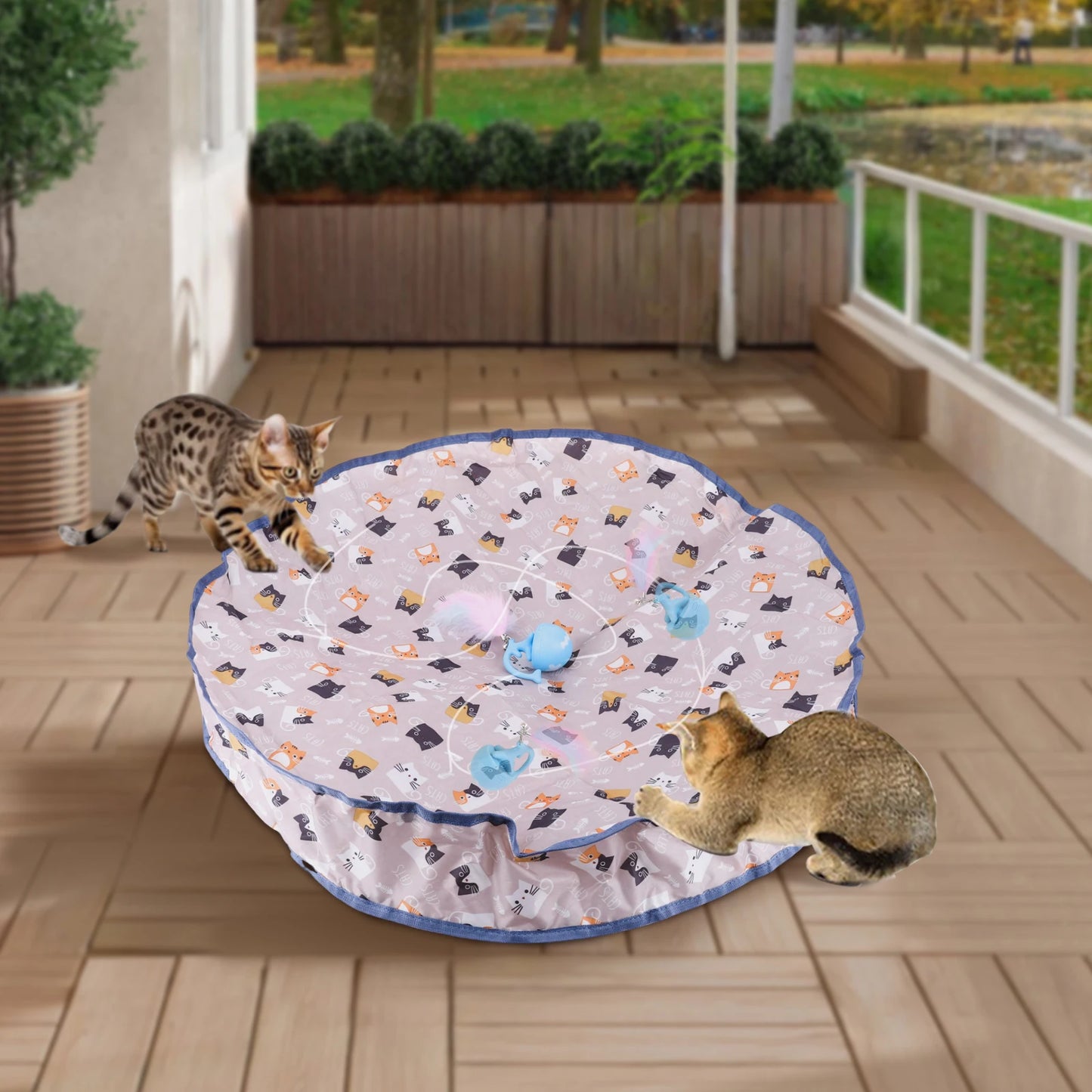 Interactive Motion Cat Toy Ball For Mouse Catching Game