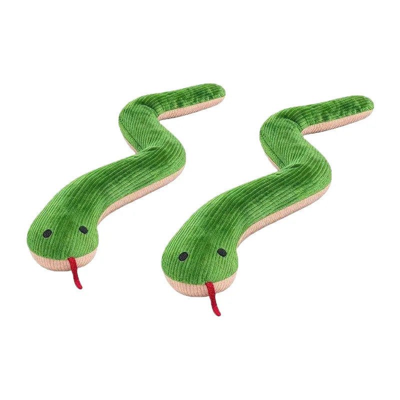 Cat Toy Snake Interactive Plush Chew Toy For Kitten Teeth