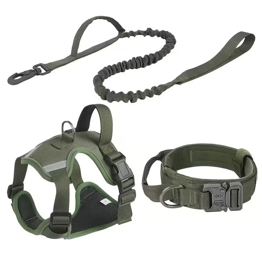 Heavy-Duty Dog Harness With Anti-Slip Padding Front Leash Connector
