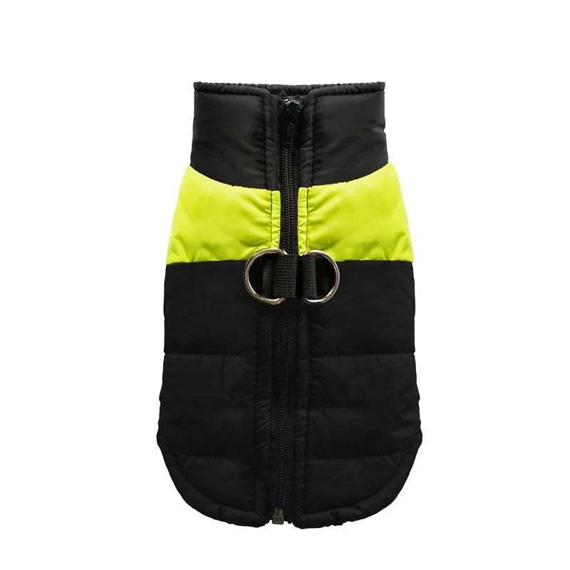 NONECN Waterproof Warm Dog Coat Winter Jacket Padded Zipper For Dogs