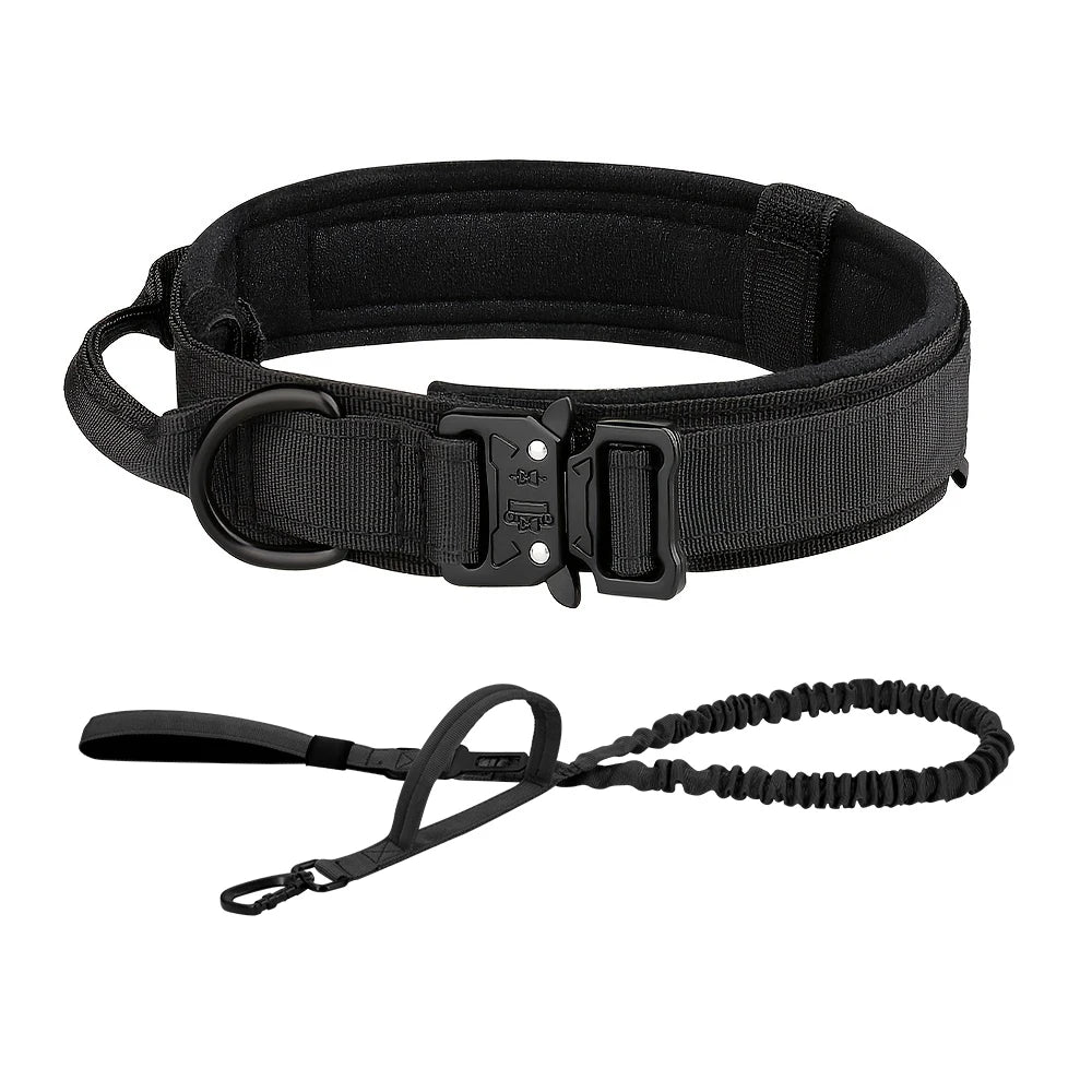 PETRAVEL Dog Training Collar Tactical Leash Set With Control Handle
