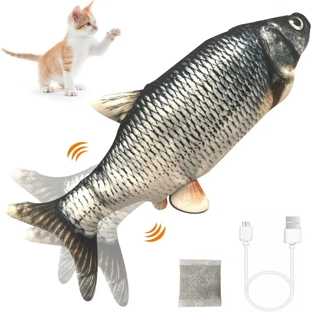 Interactive Pet Toy Fish Swims Motion for Cats and Dogs