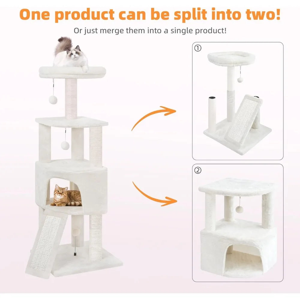 NBVCX Cat Tower With Condo Scratching Posts Toys For Cats