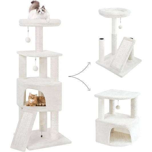 NBVCX Cat Tower With Condo Scratching Posts Toys For Cats