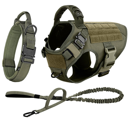 German Shepherd Harness And Leash Set For Training And Walking