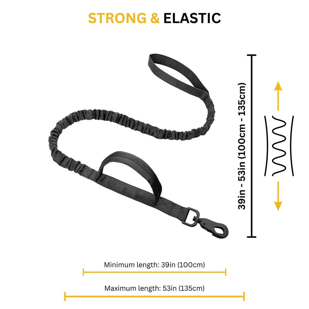 Tactical Dog Harness Leash Set For Large Dogs Vest Handle