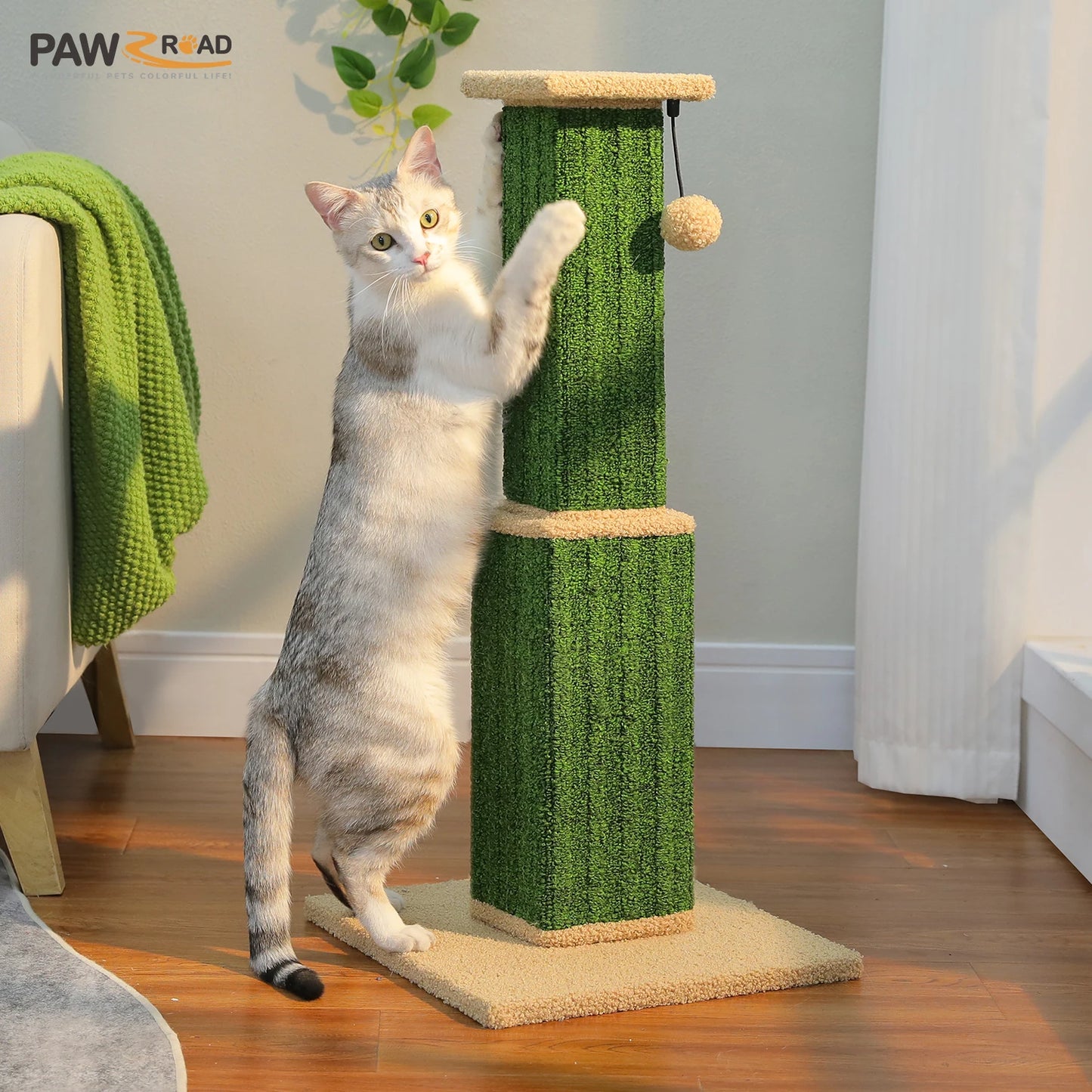 PAWZ Road Cat Scratching Post Indoor Durable Sisal Ball Toy