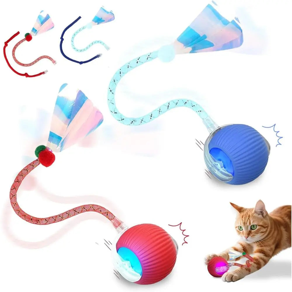 Interactive Cat Toys Smart Ball for Cats and Dogs 360 Degree Rolling Chase