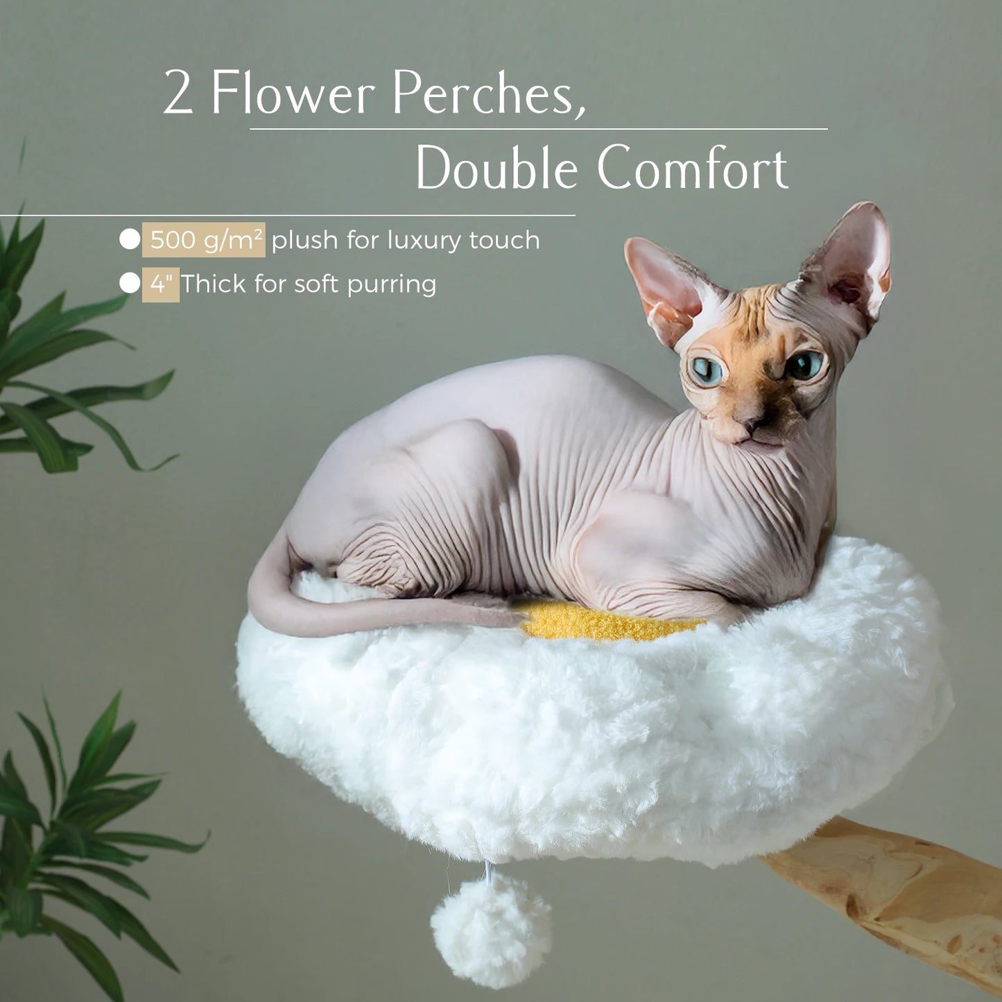 Pawz Road Indoor Cat Tree Tower With Sisal Scratching Post