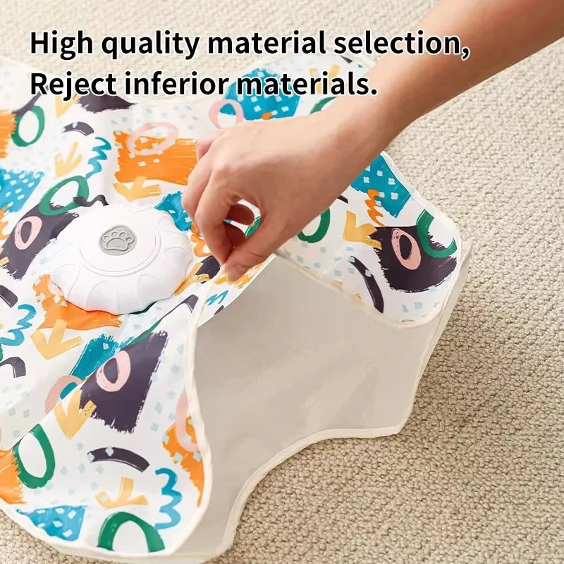 Automatic Interactive Cat Toy Hide And Seek Moving Feather Chirp