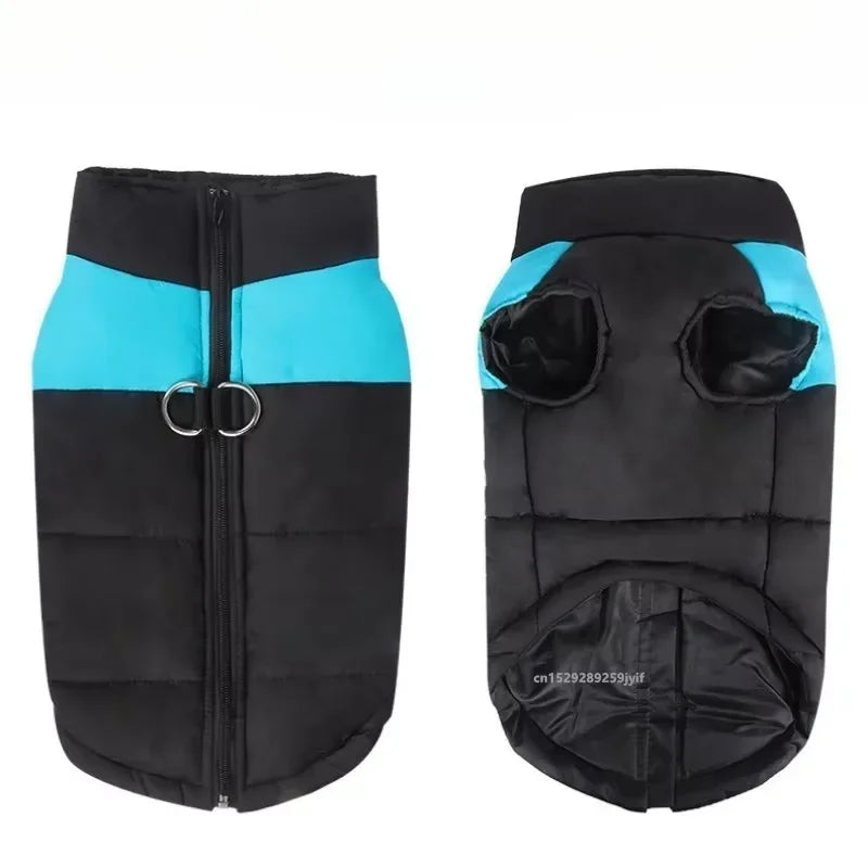 NONECN Waterproof Warm Dog Coat Winter Jacket Padded Zipper For Dogs